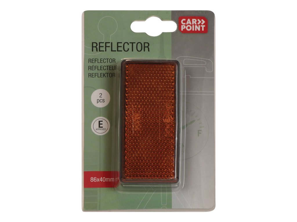 REFLECTOR 86X40MM ORANJE