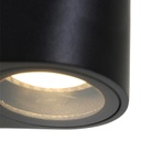 |WANDLAMP LED'S Light BUITEN MAT ZWART ROND DOWN GU10