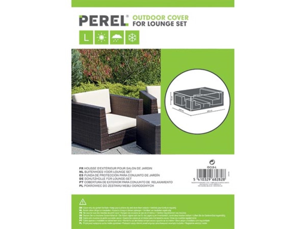 Buitenhoes Voor Tuinset, Grijs, Rechthoekig, 300 cm x 200 cm x 75 cm