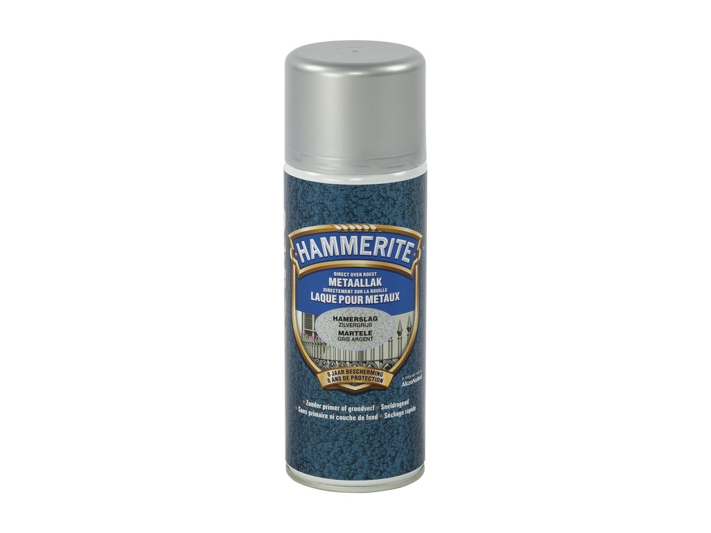 HAMMERITE METAALVERF HAMERSLAG ZILVER 400ML