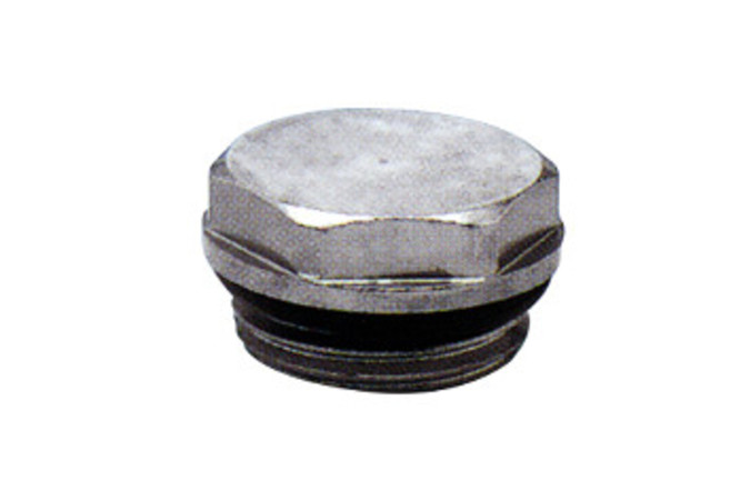 Radiatorstop blind 1/2"