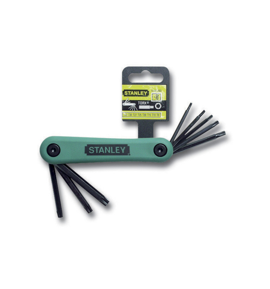 STANLEY STIFTSLEUTELSET 8DELIG T9-T40