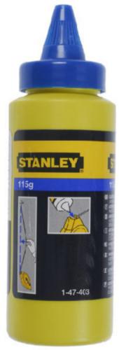 STANLEY SLAGLIJNPOEDER BLAUW 115GR.