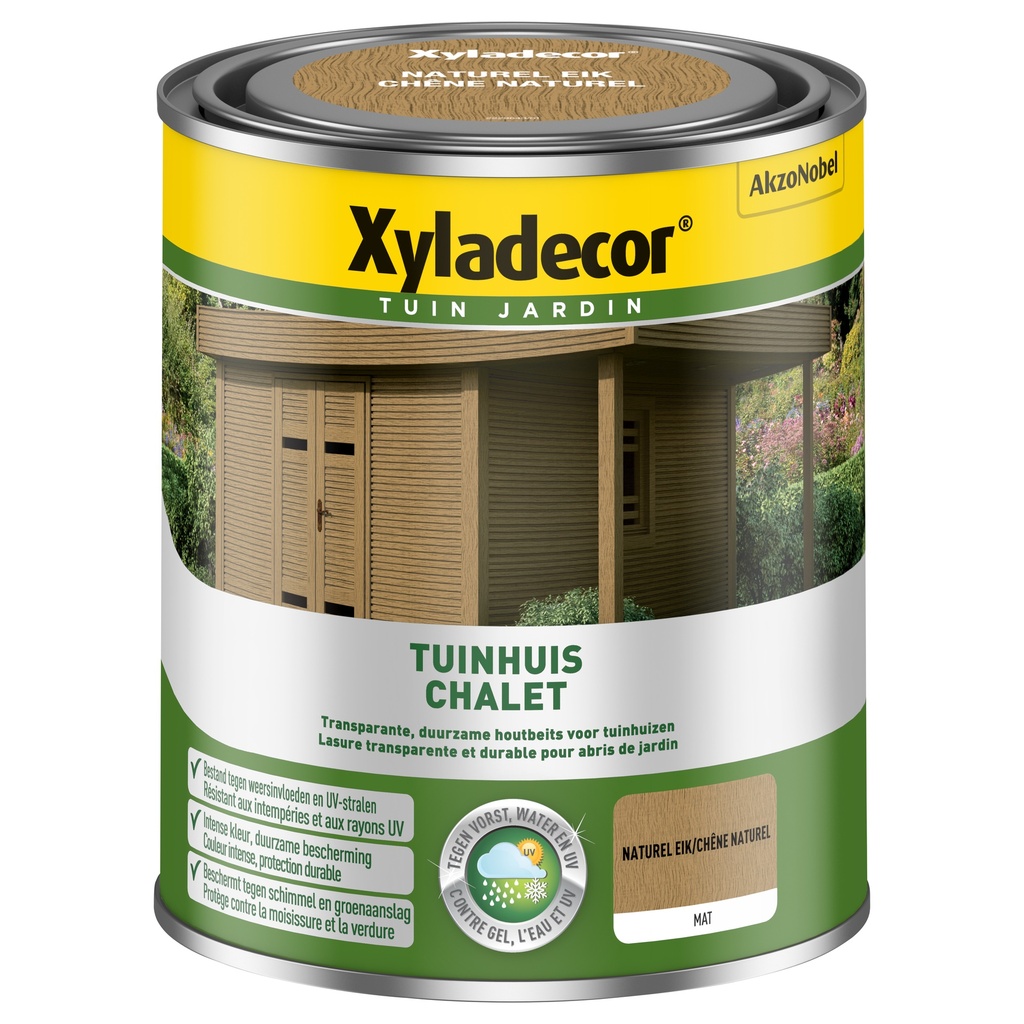 Xyladecor Tuinhuis Wb Naturel Eik 750ML