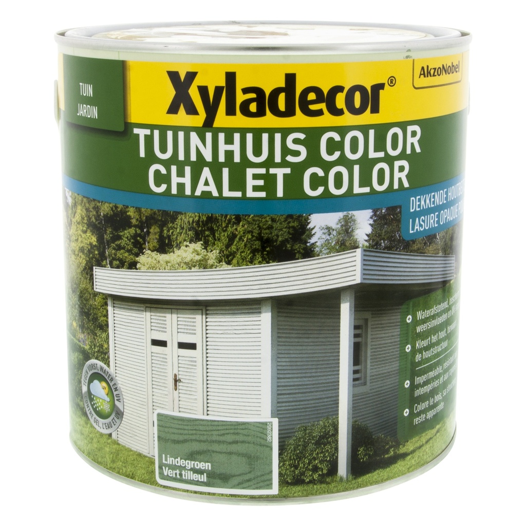Xyladecor Tuinhuis Color Lindegroen 2,5 L