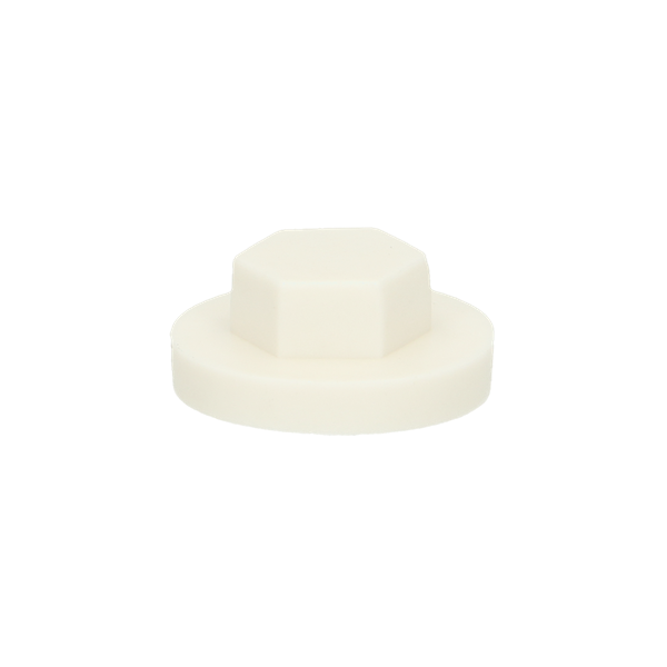 Afdekkap zeskant SW 3/8" (16mm) R9010 100st