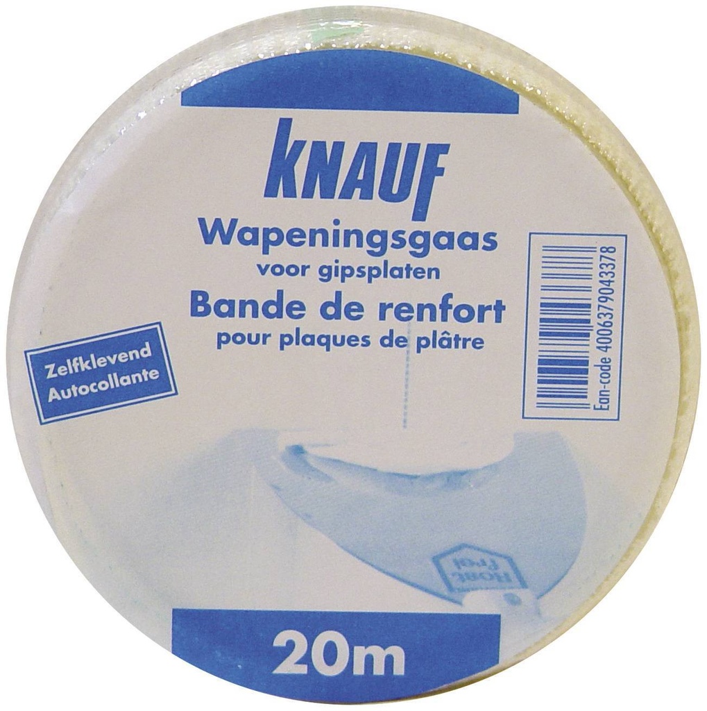 KNAUF WAPENINGSBAND GLASVEZEL 50MM-20M