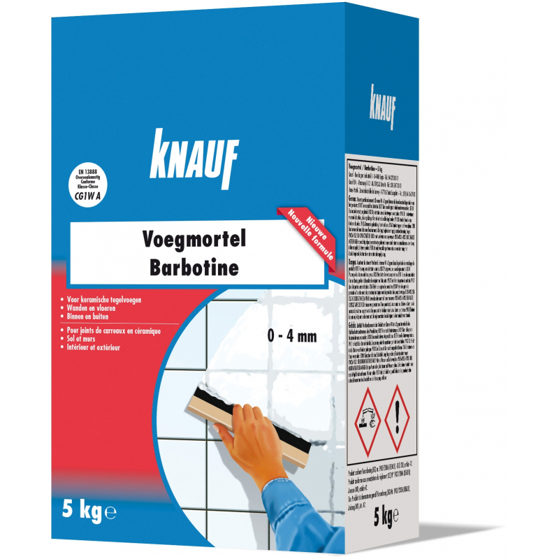 KNAUF VOEGMORTEL GRIJS 5 Kg