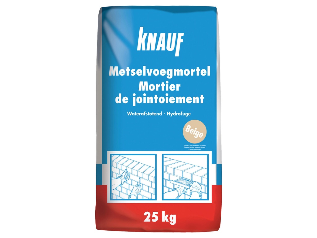 KNAUF METSELVOEGMORTEL BEIGE 25KG