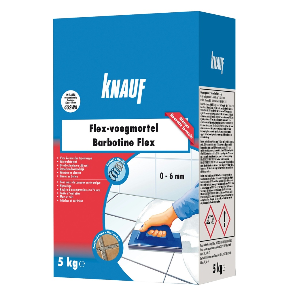 KNAUF FLEX-VOEGMORTEL GRIJS 5KG