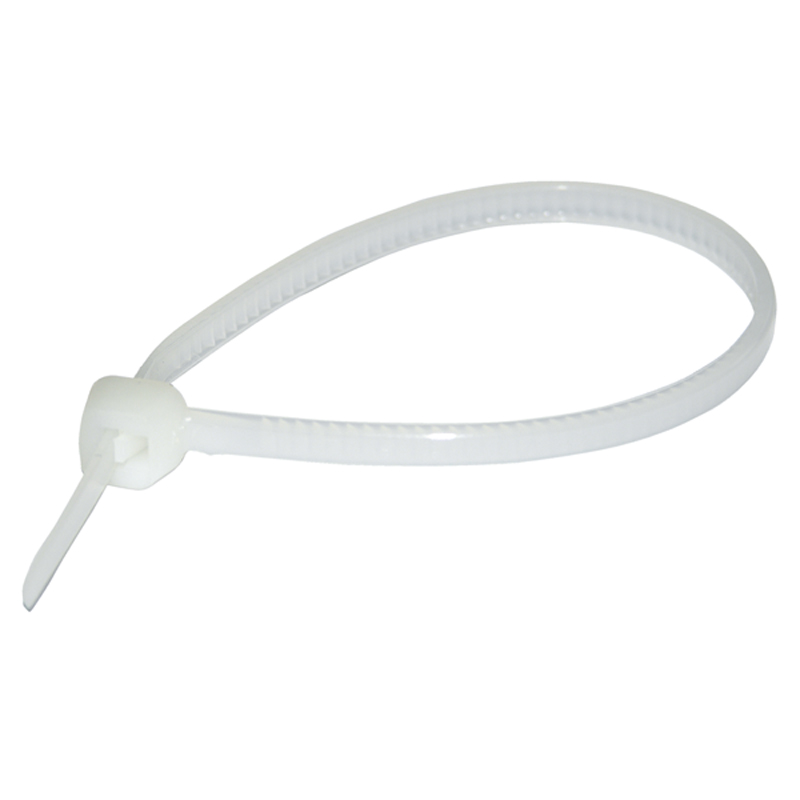 KABELBANDEN TRANSPARANT 200X7,6 100st HAUPA