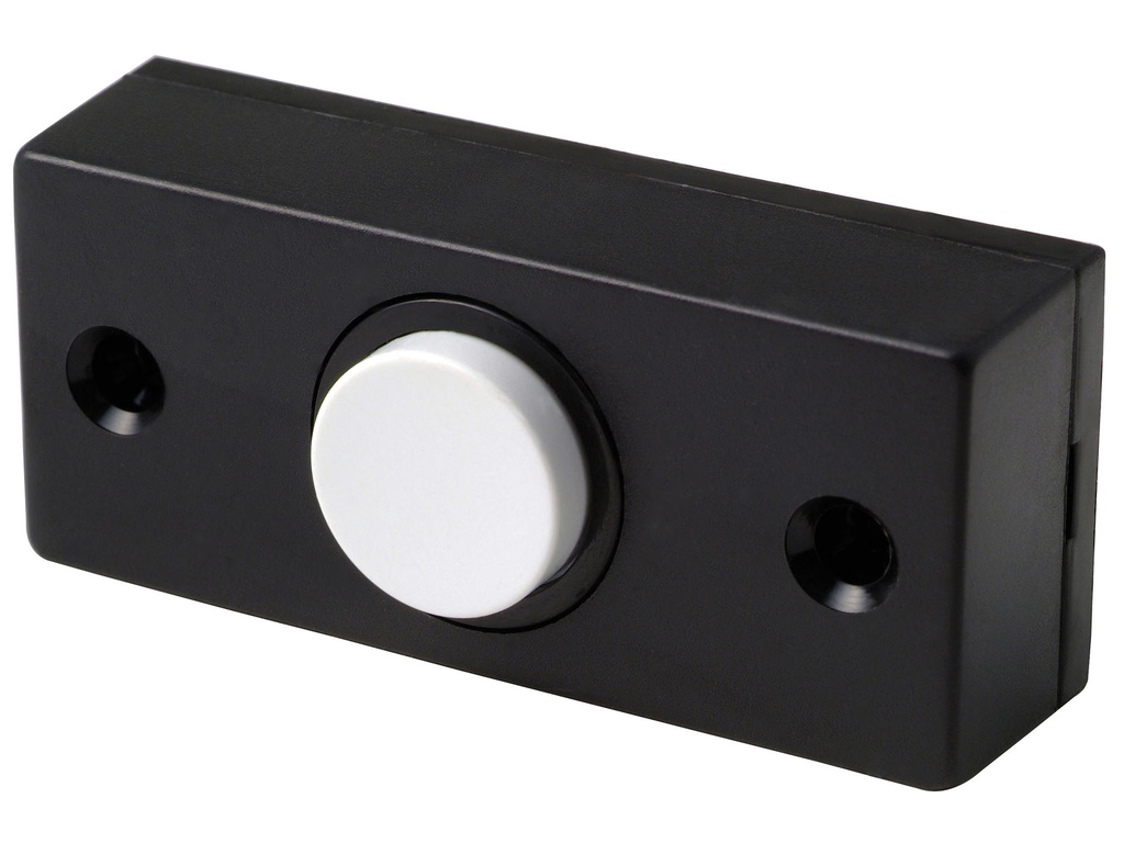 Honeywell Beldrukknop Dimex opbouw zwart 55x24x18mm D824