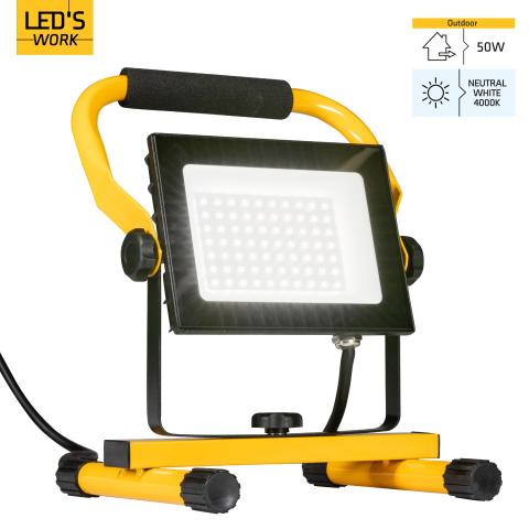 LED WERKLAMP 50W 4000K IP65 4900Lm