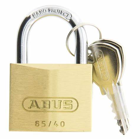 ABUS HANGSLOT MESSING 65/40 TRIPLES 3 STUKS GELIJKSLUITEND