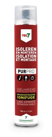 Tec7 PUR PRO 750ml ISOLATIESCHUIM