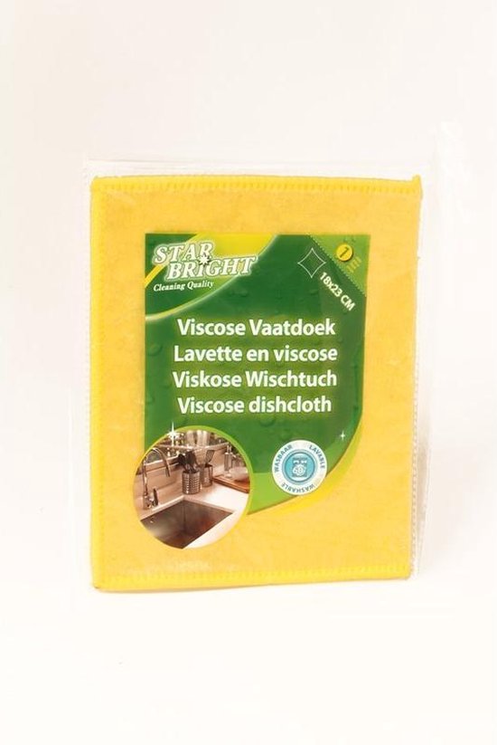 STARBRIGHT VISCOSE VAATDOEK 18X23CM 30GR