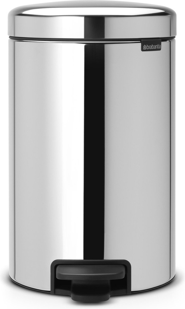 Brabantia Pedaalemmer NEWICON, 12L Brilliant Steel