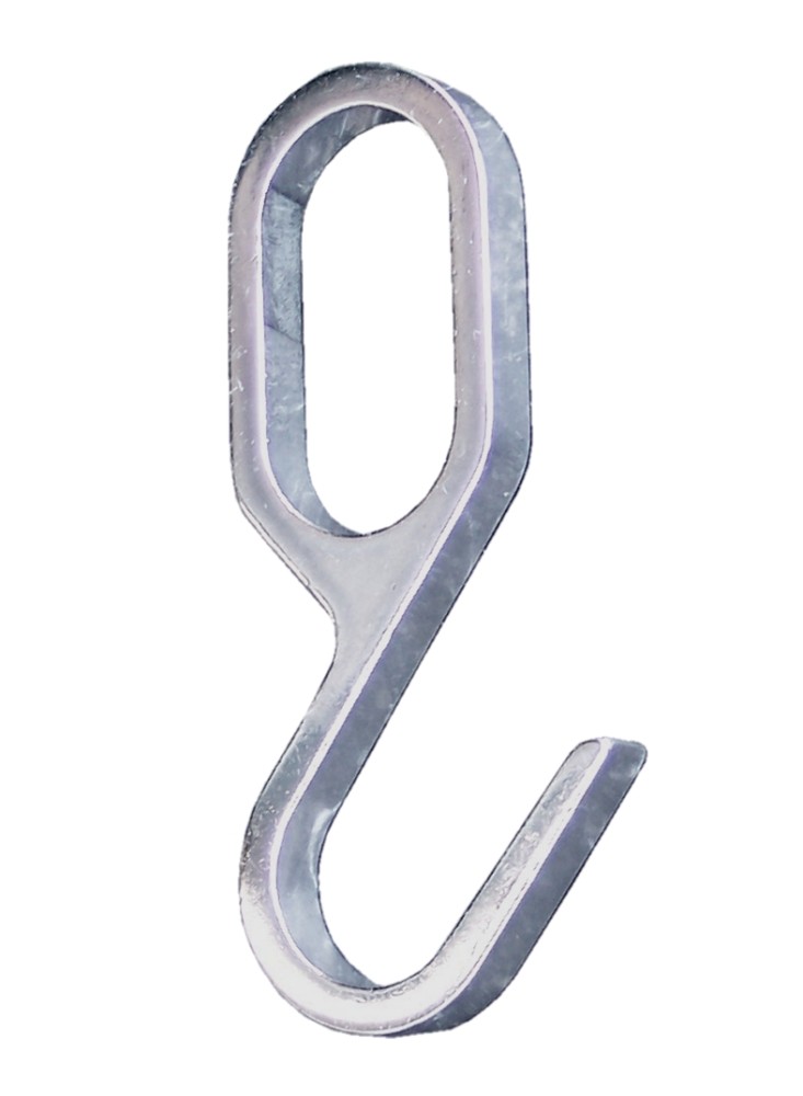 Ovale Kleerkasthaken Verchroomd - 30x15mm 2st