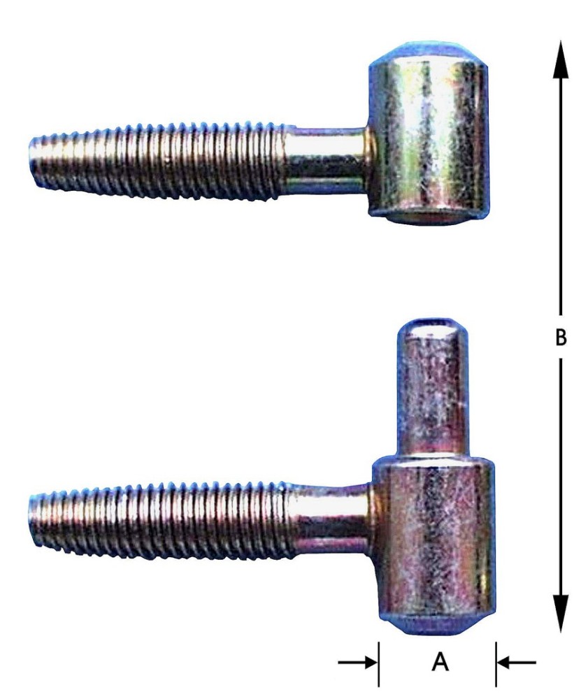 Fitsen, Anuba Verzinkt Ø13mm 2st