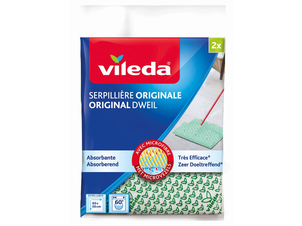 VILEDA ORIGINAL GROENE DWEIL 2-PACK