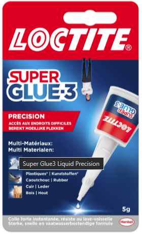 Loctite secondenlijm Precision 'Super Glue-3' 5gr