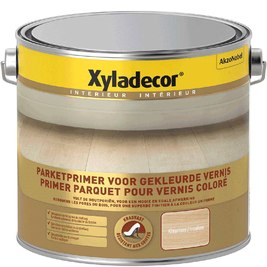 Xyladecor Parket Primer Voor Gekleurde Vernis 2,5L