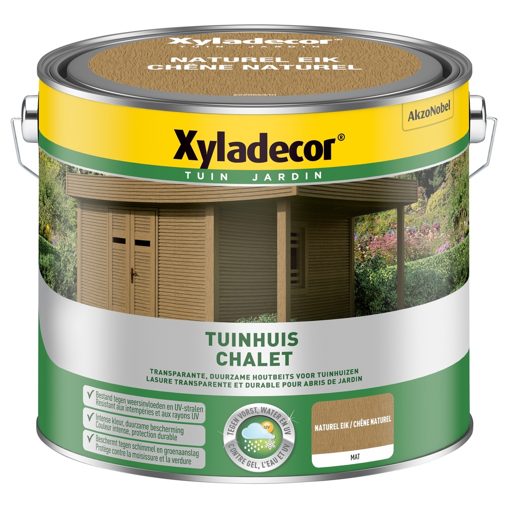 Xyladecor Tuinhuis WB Naturel Eik 2.5L