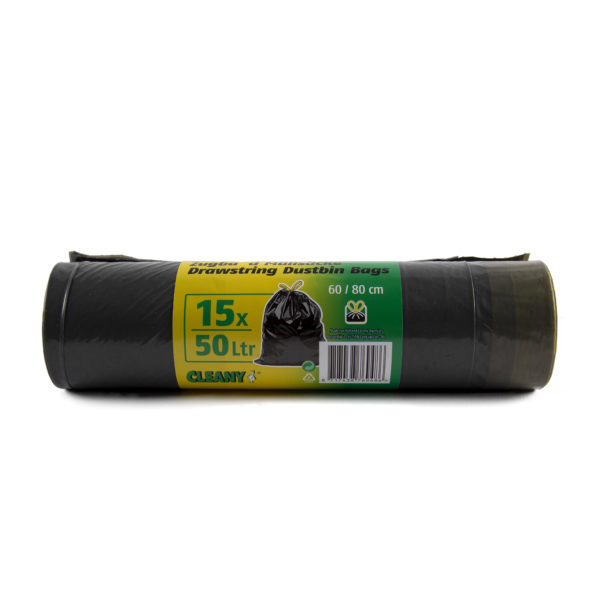 VUILZAKKEN 50L MET TREKBAND 60X72XM 15ST