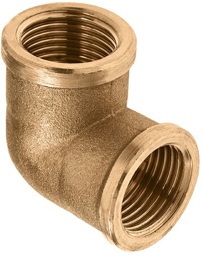 KOPER KNIE FF 1/4" LOS