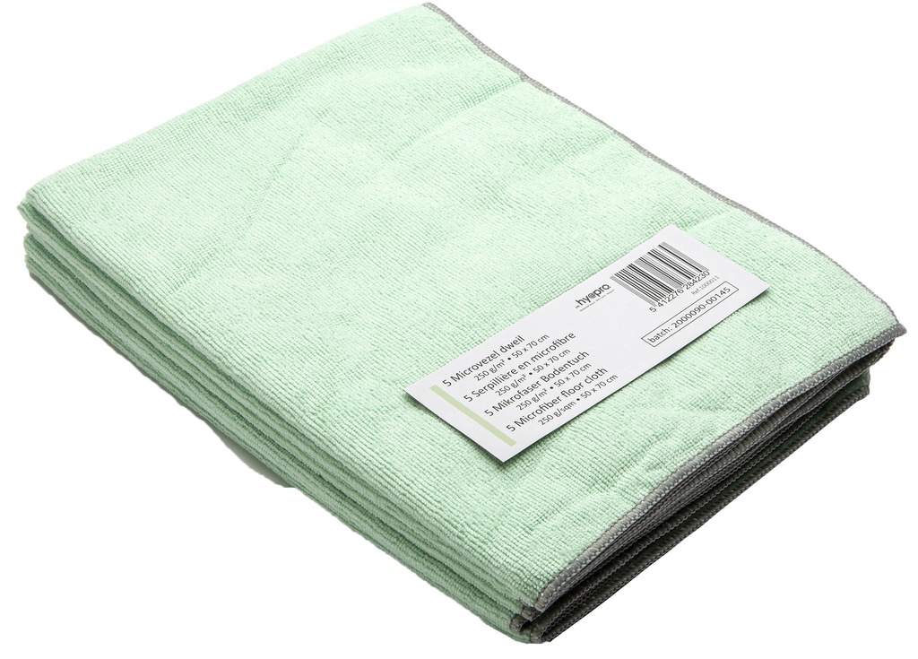 HY@PRO MICROVEZELDWEIL 5ST 50X70CM 250G/M² GROEN