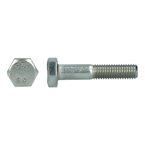 Zeskantbout 8.8 DIN 931 M12x140 Zn 50S