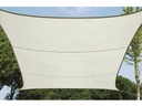 SCHADUWZEIL POLYESTER 3,6X3,6m Crème