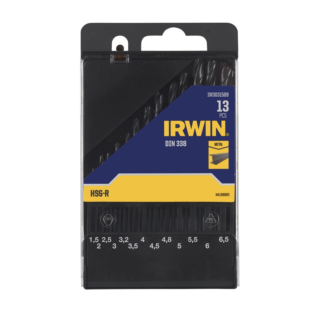 IRWIN HSS Metaalboren Set 13 PCS