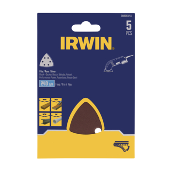 IRWIN Schuurstroken Delta 92x92x92mm Zelfklevend K240