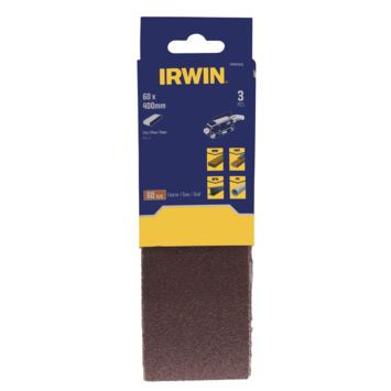 IRWIN Schuurband 60x400mm K60 voor Bosch PBS60 3PCS