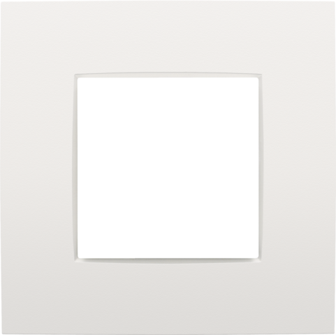 NIKO Enkelvoudige afdekplaat Intense white 120-76100