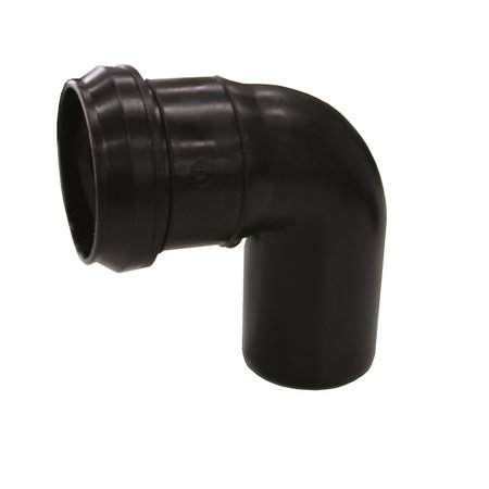 Sanitaire Bocht PP Ø50mm - 87° M/F Zwart
