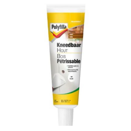 POLYFILLA KNEEDBAAR HOUT WIT 75GR