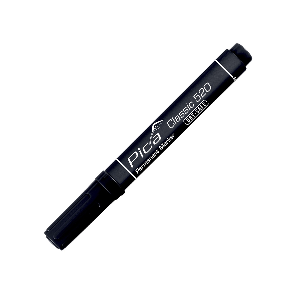 Pica Permanente Stift 1-4mm, Ronde Punt, Zwart