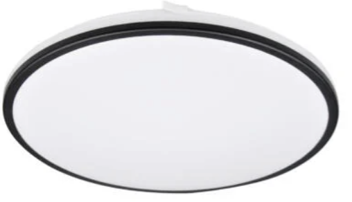 Prolight LED plafondlamp rond 12W zwart