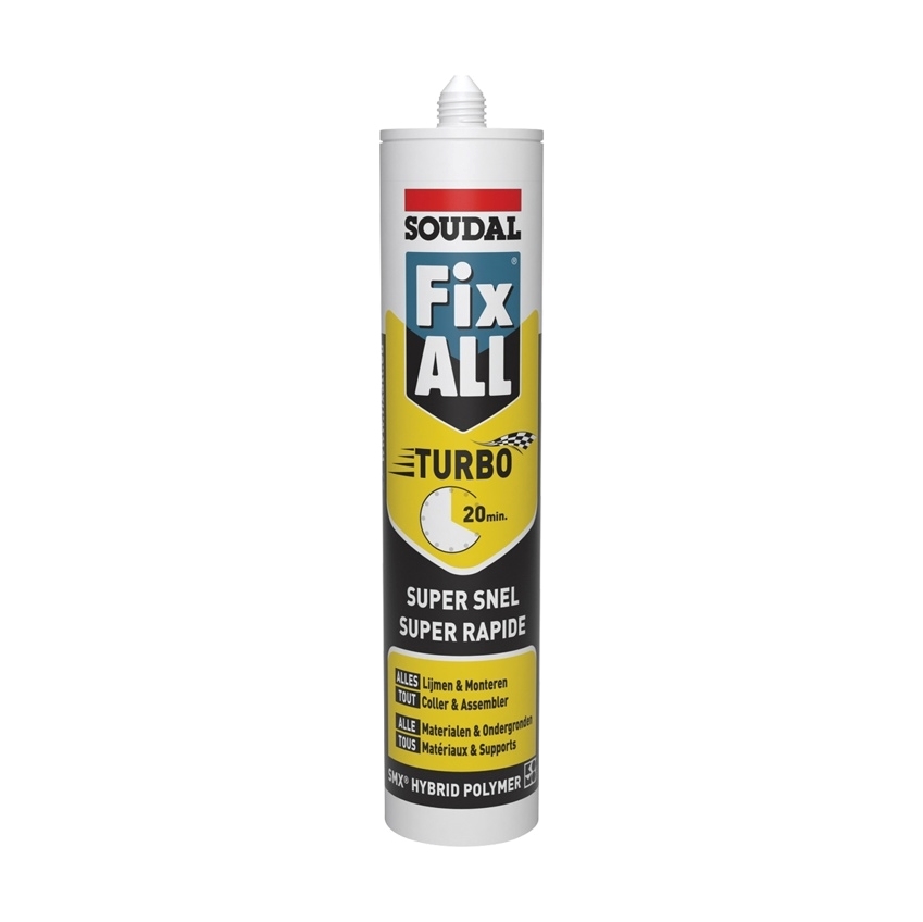 SOUDAL FIX ALL TURBO GRIJS 290ML