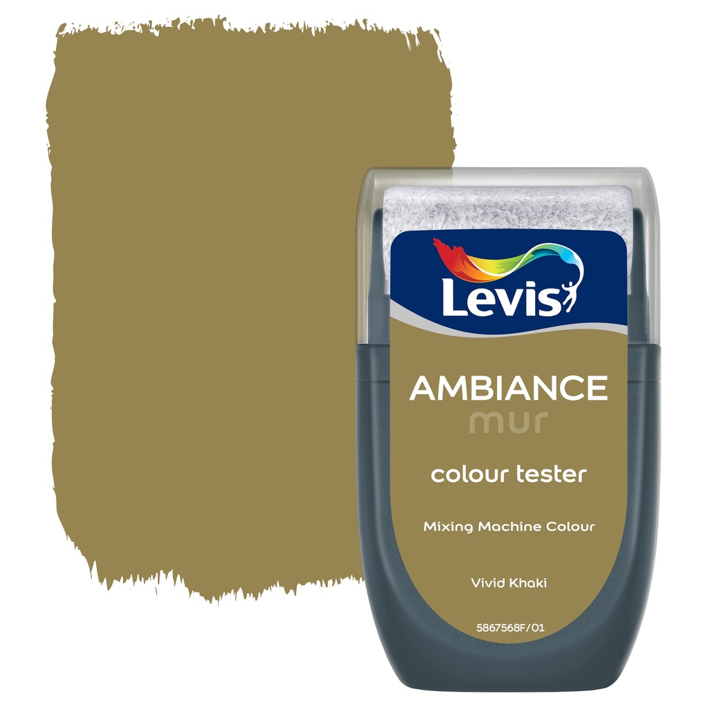 Levis Ambiance Tester Muurverf Extra mat 30ml Vivid Khaki