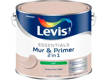 Levis Essentials Mur&Primer 2.5L Dusky Pink