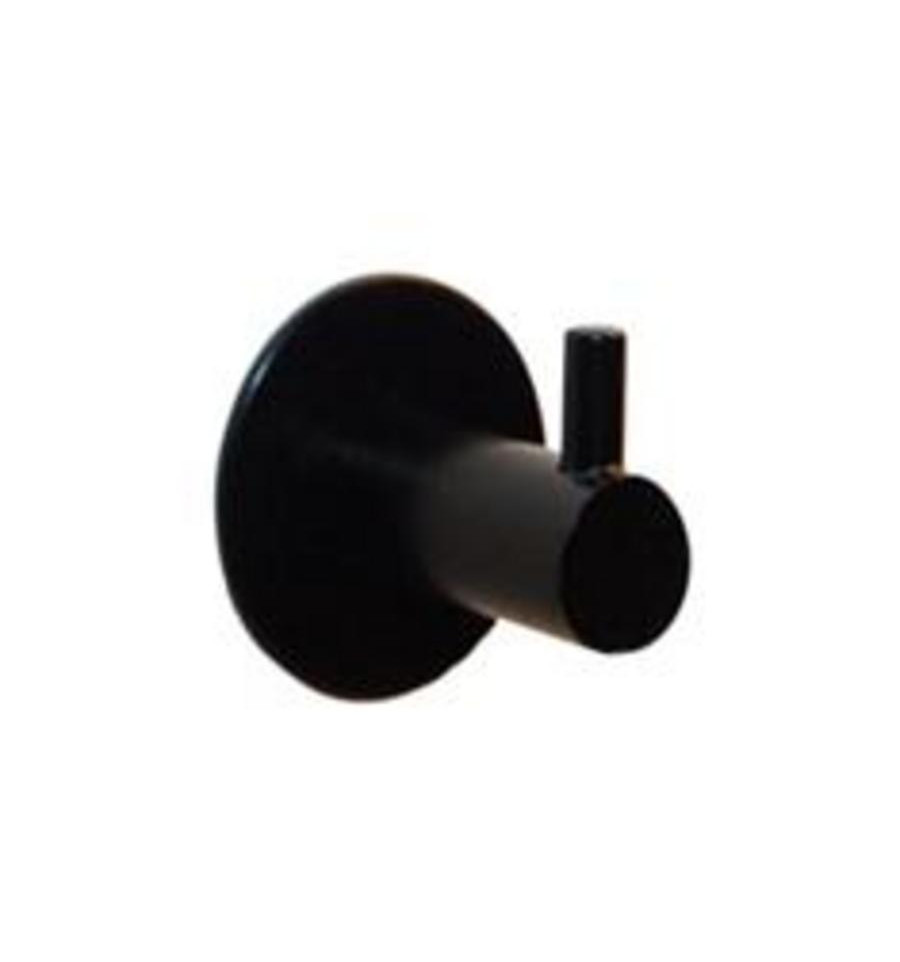 Kapstokhaak Zwart - 12mm