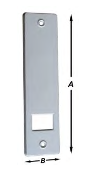 Sierplaat voor Inbouw-Lintopwinder Wit 200X52mm