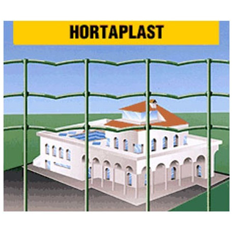 Hortaplast Tuindraad Groen RAL6005 Mazen 5x10cm Ø2,5mm H120cmX25m