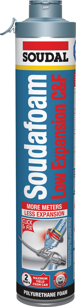 SOUDAL SOUDAFOAM LOW EXPANSION CLICK&FIX 750ML