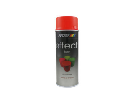 MOTIP DECO EFFECT FLUO ROOD/ORANJE SPUITBUS 400ML