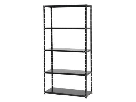 [M141N] METALEN REK 180X90X40 5B ZWART