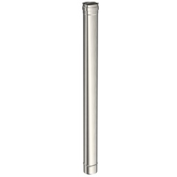 [1-01-0110-150] INOX ROOKAFVOER Ø150MM  BUIS 1M